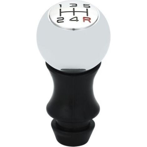Pommeau de Levier de 5 Vitesses Manuelle pour Voiture 206 207 3008 etc/ C2 C3 C4 Picasso Berlingo Saxo (Argent) (1/4)