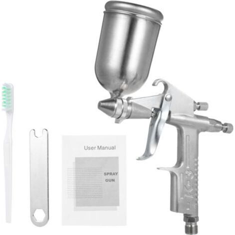 \u200cMini machine à peinture HVLP à faible volumeBuse 0.5mm avec cupule 150cc (alimentation par gravité)Idéal peinture maison, automobile et meubles\u200cPortable et léger (1/5)