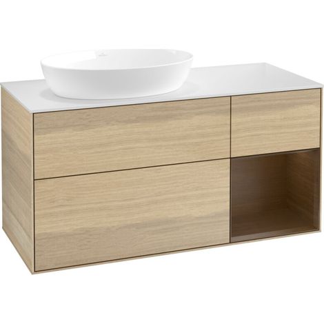 Villeroy & Boch FA51GNPC meuble sous-lavabo Finion FA5 (1/2)