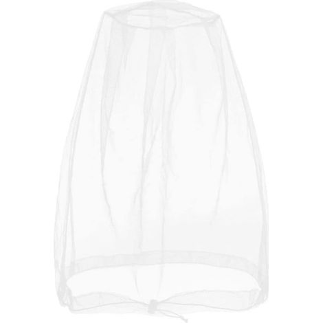 Filet anti-insectes pour la tête, le visage, les insectes, les moucherons des activités de plein air, avec sac de rangement,Blanc (1/5)
