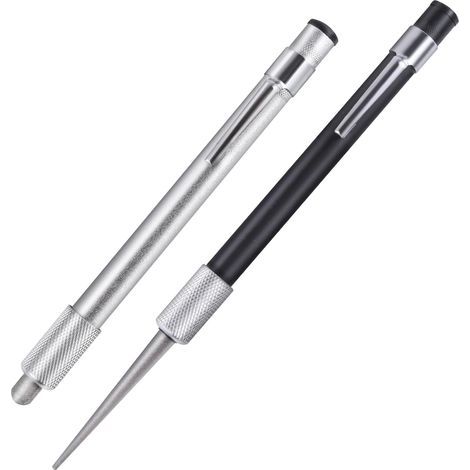 2 pièces diamant rétractable affûtage de couteau dentelé avec tige d’affûtage de diamant rétractable outil de tige d’acier d’affûtage pour cuisine réparations extérieures poliments Restores (1/5)