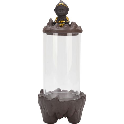 Brûle-encens à fumée descendante multifonction en argile pourpre et ABS style chinois décoratif pour maison (1/5)