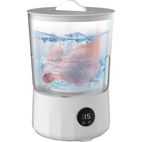Machine à laver, petit lave-linge rechargeable de 2 L, nettoyeur de chaussettes portable, compact et léger pour camping-car, maison, dortoir, extérieur, voiture, voyage, camping, appartements (1/5)