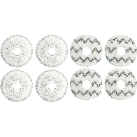 8-teiliges Ersatz-Wischmopp-Set für Ecovacs Deebot X1 (1/4)