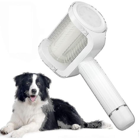 Filiyano-Brosse électrique pour chiens à poils longs, brosse carde, brosse pour animaux de compagnie haute efficacité, nettoyage facile, écologique (1/5)