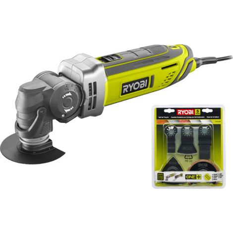 Confezione RYOBI Utensile multifunzione RMT300-SA - 300W - borsa di trasporto - kit di 5 pezzi per piastrelle - RAK05MT