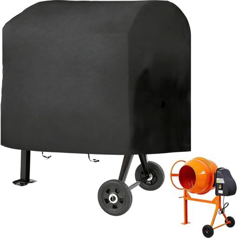 Protection pour Bétonnière d'Extérieur Étanche Anti-UV 130x80x110cm Housse Anti-poussière en Oxford Pour Jardin Extérieur Temps