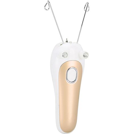 Épilateur électrique à fil, épilateur à fil physique pour le visage, les bras et les jambes, couleur or (1/5)