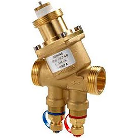 Siemens Kombiventil m.dp-Regler, PN25, 1370..9500l/h,DN40,inkl.M.nippel,IG.