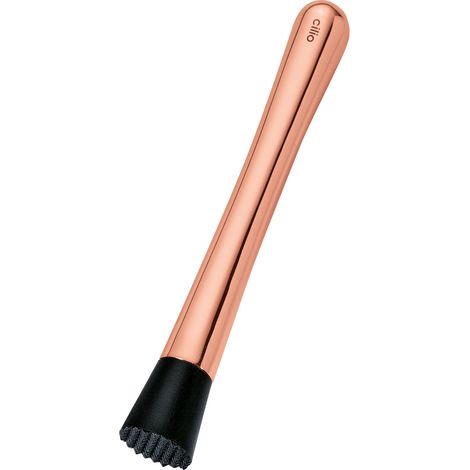 Mortero de barman Cilio de 20,5 cm, acero inoxidable/cobre (1/2)