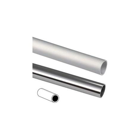 PROFILO TUBO TONDO IN ALLUMINIO- - ø mm.12 mt.2 argento - 5 pezzi
