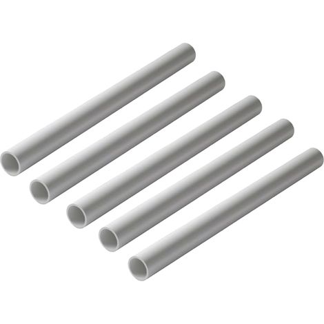 Lot de 5 Tubes PVC blanc NF diamètre 50 mm - 2 mètres - Nicoll (1/2)