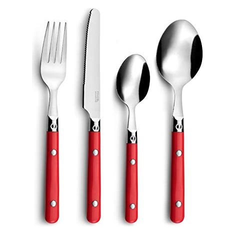Set di Posate Amefa Saxo Metallo Bicolore 16 Pezzi (25 cm) (1/4)