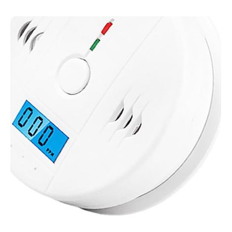 Rauch- und Kohlenmonoxidmelder – 85-dB-Alarm – Wandmontage – ABS-Material – Kompakt 10 x 10 x 4 cm für optimale Sicherheit (1/5)