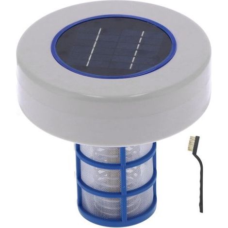 Nettoyeur Solaire pour Piscines, Nettoyeur ioniseur pour Piscines à énergie Solaire Équipement de Nettoyage des Fontaines de Spa pour Piscines (1/5)