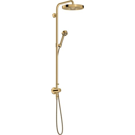 hansgrohe AXOR One Showerpipe mit Thermostat und Kopfbrause 280
