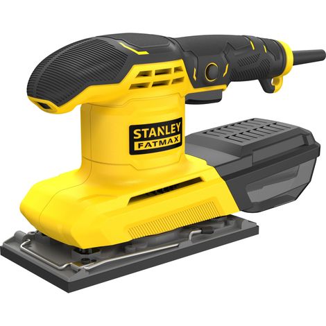 Stanley – Ponceuse orbitale FMEW214KQS 280W – Vitesse 12000 trs/min – Plateau 187x90mm – Collecteur de poussières intégré – Pour bois dur (1/9)