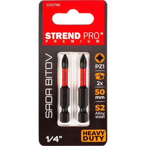 Bit Strend Pro Premium Pozidriv, PZ 1, Pack. 2 Stk. (1/2)