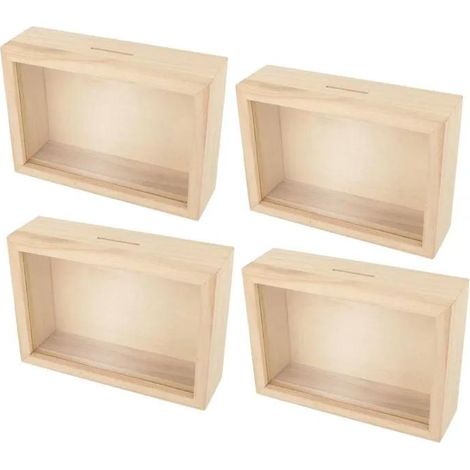 Oggetto decorativo Artemio legno naturale 12 x 17 cm 4 pezzi