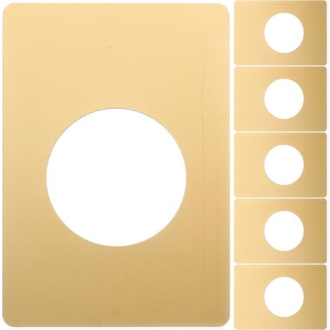 de 6 plaques de renfort pour verrous de porte extérieure en (1/5)