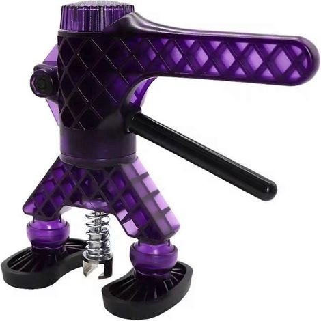 Outil de débosselage sans peinture pour carrosserie automobile - Pince à colle violette (1/5)