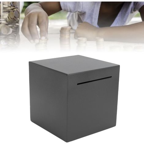 Spardose aus Edelstahl mit großem Fassungsvermögen, stoßfest, schlichtes Design, Spardose für Erwachsene und Kinder, Modell 2 (1/5)