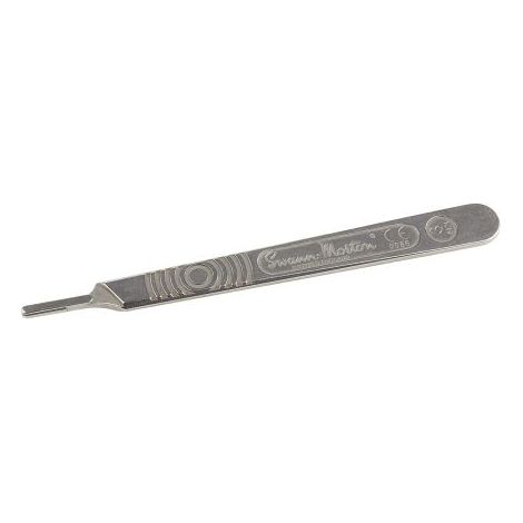Scalpel Swann-Morton poignée en Acier inoxydable ( Prix pour 1 ) (1/2)