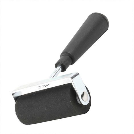 Raclette à rouleau pour pose de film carrosserie, grattoir rotatif pour marouflage vinyl, outil de lissage sans bulles, pellicule adhésive auto, accessoire de covering. (1/5)