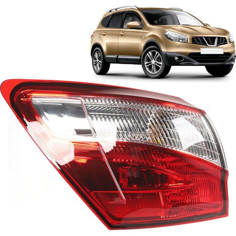 Feu arrière LED étanche pour Qashqai 2010-2014 – Résistant aux chocs – Installation directe – Matériaux ABS et PMMA - BR00A (1/5)