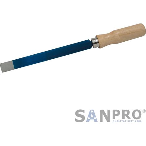 Flachschaber CV-Stahl mit Holzheft Länge 250 mm (1/2)