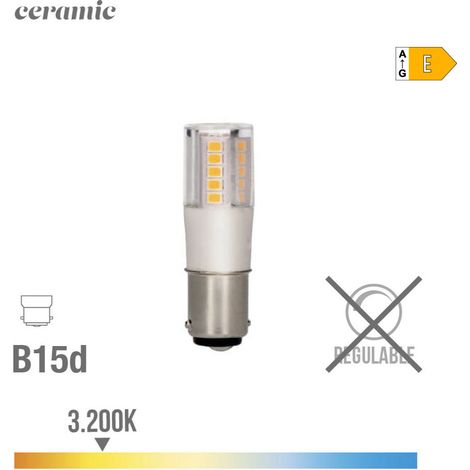 LED-EDM-Bajonettlampe B15D 5,5 W 650 lm 3000 K warmes Licht Ø18 x 57 mm