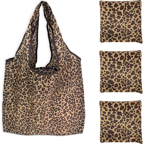 3 Pièces Grand Sacs à Provisions Pliable Réutilisables, 46 35cm Sac de Courses Tote Bag pour Femme, Sacs en Tissu Imperméable Portable Lavables pour les Courses et les Voyages (1/5)
