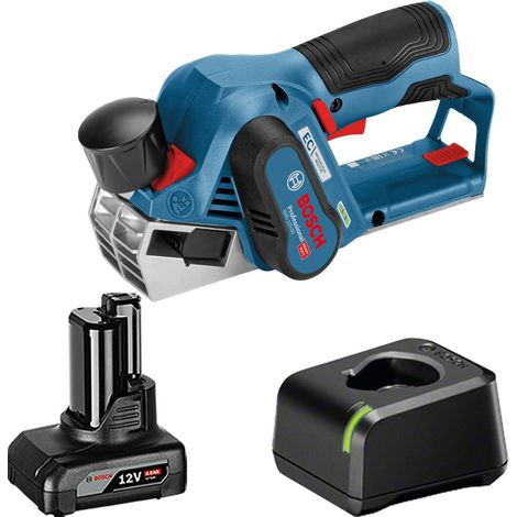 Bosch Akku-Hobel GHO 12V-20 12 V / 1x 4,0 Ah Akku + Ladegerät
