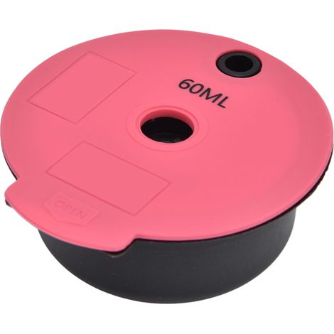 Wiederverwendbarer Kaffeekapselbecher, nachfüllbarer Kapselbecher, rosa Kapselfilter für Typ CTPM1260ml (1/5)