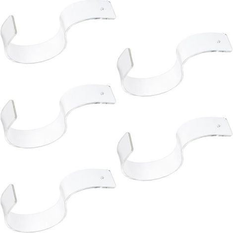 Présentoir de rangement pour ceintures, étagère transparente de 14 x 9,3 x 3 cm, lot de 20 pièces, idéale pour les centres commerciaux. (1/5)