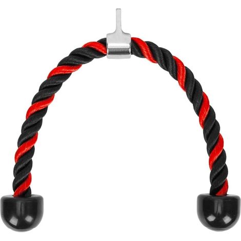 Nylon Antidérapant Corde à Triceps, Musculation Câble Traction Rope Gym Aptitude, Raffermir Corde Abaisser Attachement avec Poignée Antidérapante pour la Maison ou la Salle (1/5)