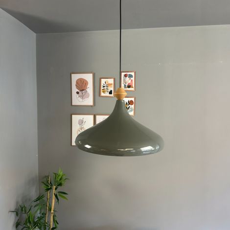 bamyum Champion Suspension Luminaire Vintage, Lustre Salon de 35 cm en Métal, Lampe E27 pour Chambre, Salle à Manger (1/5)