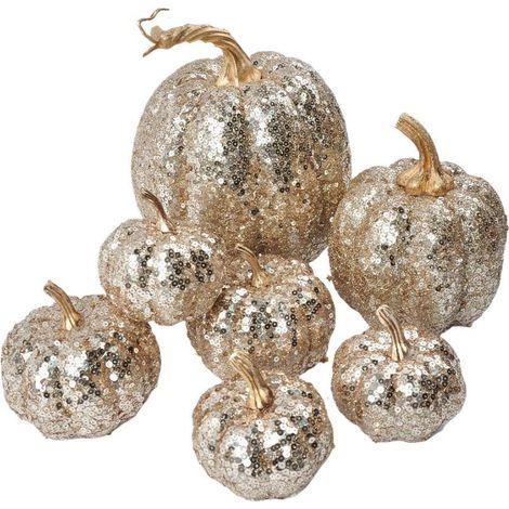 Citrouilles d'halloween - Citrouilles Décoratives Artificielles - Statue (1/5)