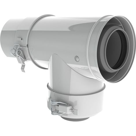 Remeha Pieza en T con tapa de sellado PPS, DN 80/125, M85051W