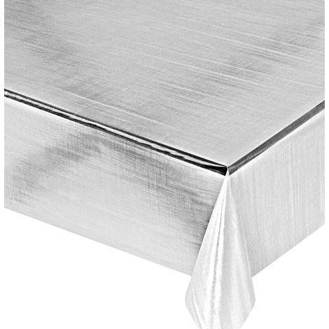 Nappe Transparente Moderne AntiTaches Plastifié Couverture de Table en Pvc Brillant Dis.13 - 140x50 cm