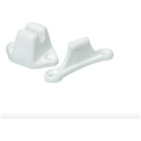 Kaelt - Arret de porte blanc pour caravane et camping-car (1/4)