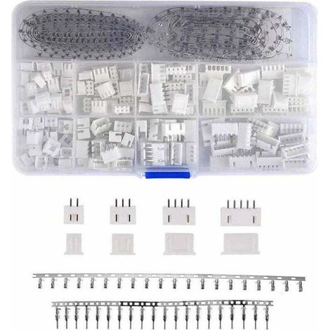 Kit Connecteurs JST 2,54 mm XHP 2/3/4/5 Broches Femelle/Mâle – 560 Pièces (1/4)