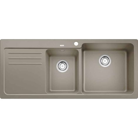 Evier Blanco Naya 8S Silgranit - 000000 - Egouttoir A gauche (1/2)