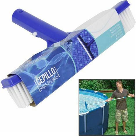TRADE SHOP - Spazzola Per La Pulizia Fondo E Pareti Della Piscina Pulire Alghe E Sporcizia -