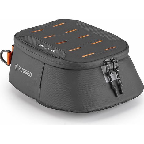 Bolsa sobredepósito Kappa 2026/01 / BAK (tankbag) PARA montaje tanklock 5L negro (24,5X20,5X10CM) (K' rugged) - posibilidad de fijación de montaje AVSH