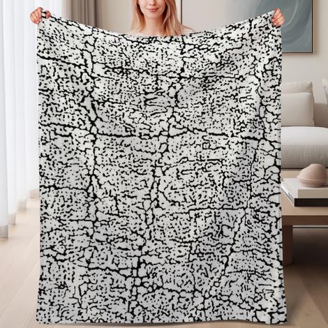 Couverture de lit en polaire, douce et chaude en microfibre chaude pour le printemps, décoration de chambre, cadeau pour femmes et hommes, 6080 pouces (1/4)