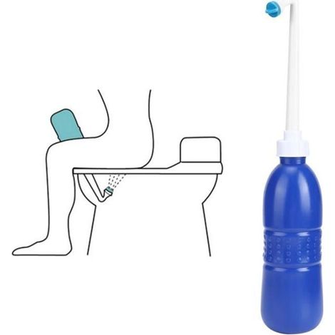 620 ml pulvérisateur de bidet portable Bouteille Spray Hygiène Nettoyant pour Salle De Bains À Domicile Voyage Utilisation-Ywey (1/4)