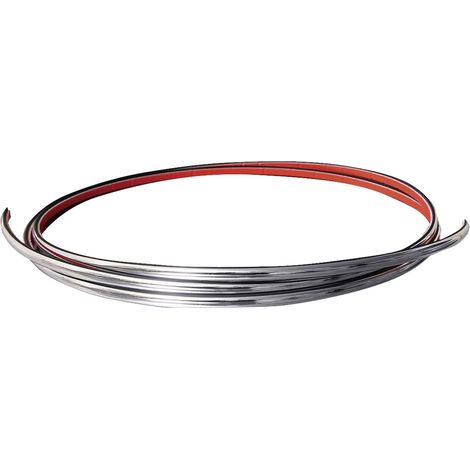 EUFAB Zierleiste universal Chrom 2,45m x 21mm Zierleiste (1/5)