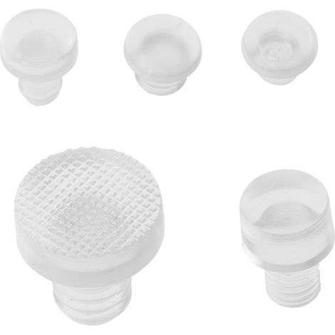 150 butées murales pour canapé, silicone, transparent, antichoc (1/5)