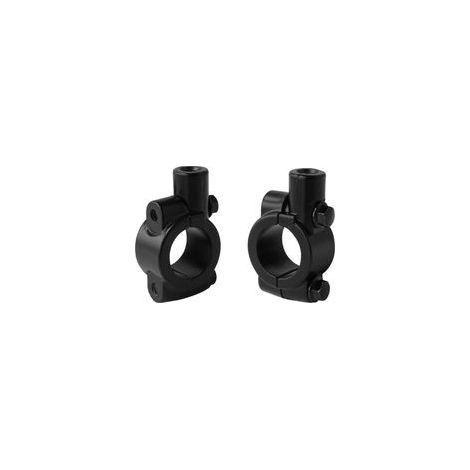 (noir) 2 pièces 25 mm support de rétroviseur universel pour guidon de moto M10 support de support de rétroviseur pour guidon de moto (1/5)